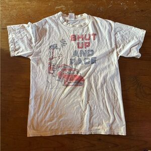Old race, vintage shirt